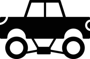 monster truck glyph icoon vector