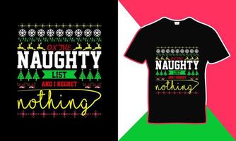 merry christmas citaat t-shirt ontwerpsjabloon vector