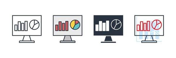 toezicht pictogram logo vectorillustratie. dashboard admin symboolsjabloon voor grafische en webdesign collectie vector