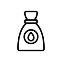 olie cosmetische lotion pictogram vector overzicht illustratie