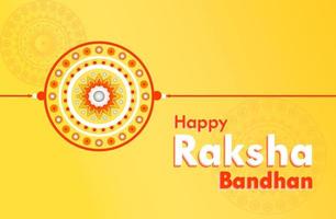 raksha bandhan rakhi achtergrond indisch festival decoratie viering sjabloon behang vector