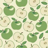 appels schattig trendy patroon vector