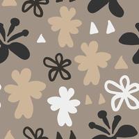 esthetisch elegant bloemenpastel naadloos patroon vector