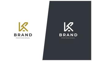 k brief logo vector concept pictogram handelsmerk. universeel k-logotype merk