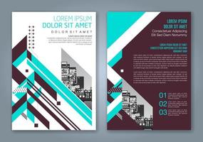 minimale geometrische vormen ontwerpen achtergrond voor zakelijke jaarverslag boekomslag brochure flyer poster vector