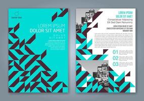 minimale geometrische vormen ontwerpen achtergrond voor zakelijke jaarverslag boekomslag brochure flyer poster vector