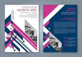 minimale geometrische vormen ontwerpen achtergrond voor zakelijke jaarverslag boekomslag brochure flyer poster vector