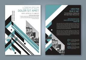 minimale geometrische vormen ontwerpen achtergrond voor zakelijke jaarverslag boekomslag brochure flyer poster vector