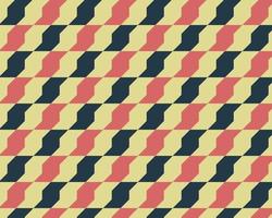 geometrisch abstract naadloos patroon met mooie kleuren retro combinatie gratis vector