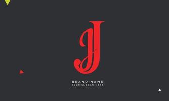 alfabet letters initialen monogram logo tj, jt, t en j vector