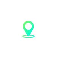 locatie pin pictogram vector