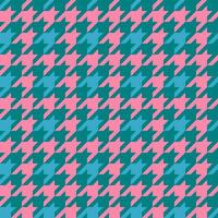 blauw naadloos oppervlaktepatroonontwerp met houndstooth vector