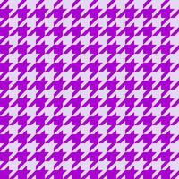 paars naadloos oppervlaktepatroonontwerp met houndstooth vector