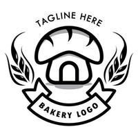bakkerij winkel logo's vector