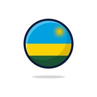 rwandese vlag icoon vector