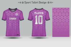 abstract voetbaltrui geometrisch patroon mockup sjabloon sport t-shirt design vector