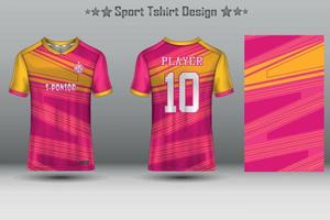 voetbal jersey mockup abstract geometrisch patroon sport t-shirt design vector