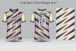 voetbal jersey mockup abstract geometrisch patroon sport t-shirt design vector