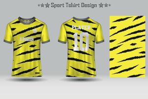 abstract voetbaltrui geometrisch patroon mockup sjabloon sport t-shirt design vector