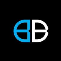 bb letter logo creatief ontwerp met vectorafbeelding vector