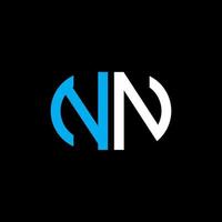 nn letter logo creatief ontwerp met vectorafbeelding vector