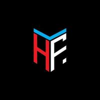hf letter logo creatief ontwerp met vectorafbeelding vector