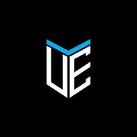 ue letter logo creatief ontwerp met vectorafbeelding vector