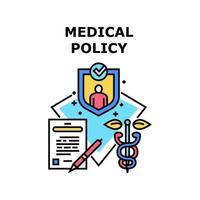medisch beleid pictogram vectorillustratie vector