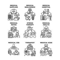 medische dienst concept pictogram vectorillustratie vector