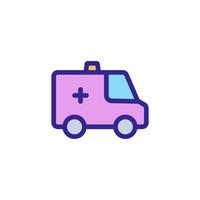 auto ziekenhuis hulp pictogram vector overzicht illustratie