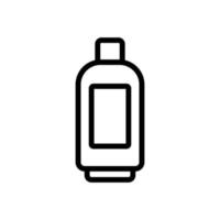 make-up remover gel fles pictogram vector overzicht illustratie