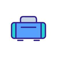 bagage pictogram vector. geïsoleerde contour symbool illustratie vector