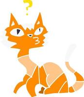 cartoon doodle kat vector