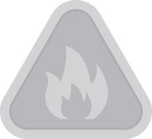 brand platte grijswaarden vector