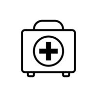 medische kit pictogram vector ontwerpsjablonen op witte achtergrond