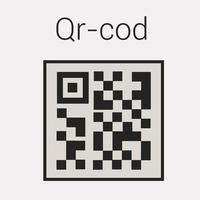 qr-code in vectorversie een qr-code, snelle responscode, is de evolutie van de streepjescode vector