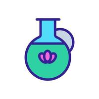 lavendel olie pictogram vector. geïsoleerde contour symbool illustratie vector