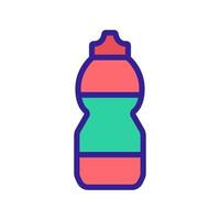 handige sap fles pictogram vector overzicht illustratie