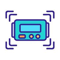 oven indicator pictogram vector overzicht illustratie