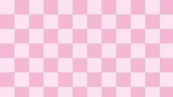 esthetische roze schijven, pastel, plaid, dambordbehangillustratie, perfect voor behang, achtergrond, briefkaart, achtergrond vector