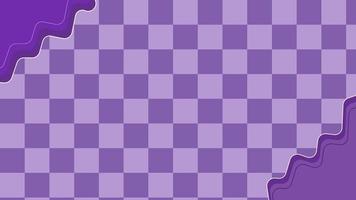 esthetische schattige paarse violet dammen, dambord, pastel, plaid, tartan patroon achtergrond, perfect voor behang, achtergrond, briefkaart, achtergrond vector