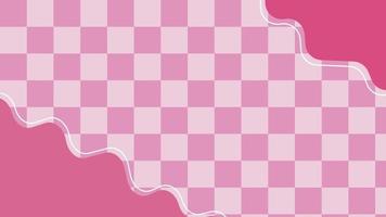 esthetische schattige roze schijven, dambord, pastel, plaid, tartan patroon achtergrond, perfect voor behang, achtergrond, briefkaart, achtergrond vector
