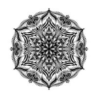 bloemenpatroon in vintage mandala-stijl voor tatoeages, stoffen of decoraties en meer. vectorillustratie. vector