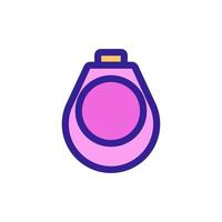 ring pictogram vector. geïsoleerde contour symbool illustratie vector