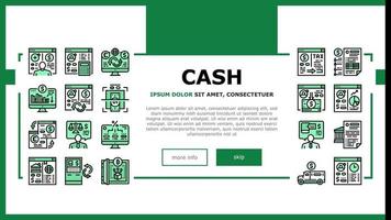 cash services bank landing header vector