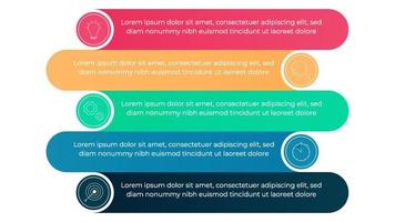 eenvoudige stap infographics vectorillustratie op witte achtergrond. platte optie infographics set. vector