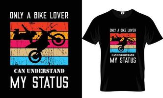 motorfiets t-shirt ontwerp vector