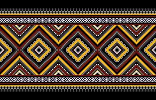 geometrische etnische patroon tribal traditionele. ontwerp voor achtergrond, illustratie, behang, stof, textuur, batik, tapijt, kleding, borduurwerk vector