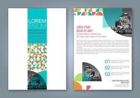 minimale geometrische vormen ontwerpen achtergrond voor zakelijke jaarverslag boekomslag brochure flyer poster vector