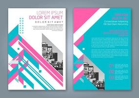 minimale geometrische vormen ontwerpen achtergrond voor zakelijke jaarverslag boekomslag brochure flyer poster vector